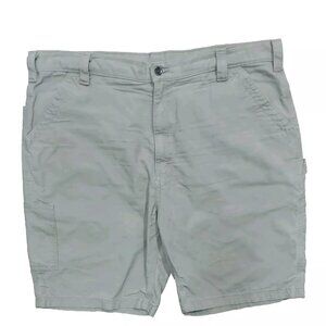 Carhartt Mens Shorts Carpenter Style khaki light tan Size 42 Waist